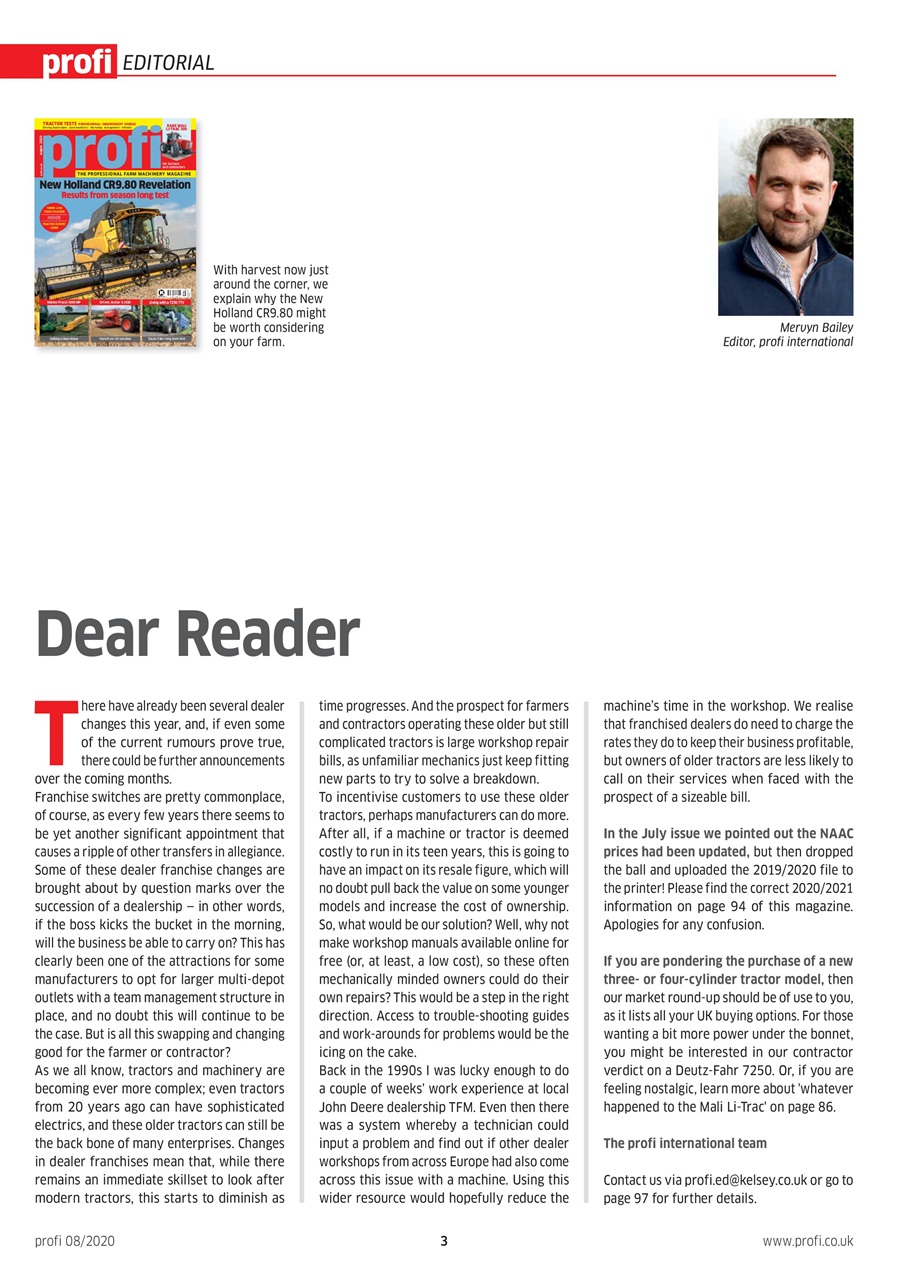 Profi International Preview Pages