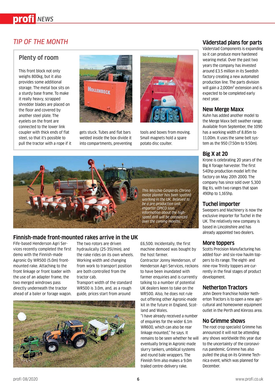 Profi International Preview Pages