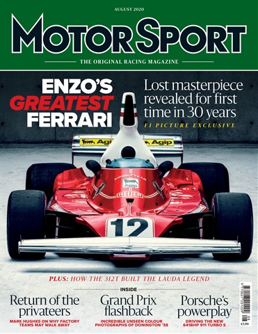 Motor Sport Magazine issue August 2020