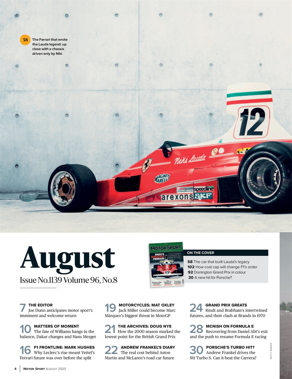 Motor Sport Magazine Preview Pages
