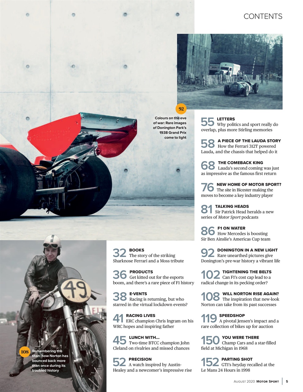 Motor Sport Magazine Preview Pages
