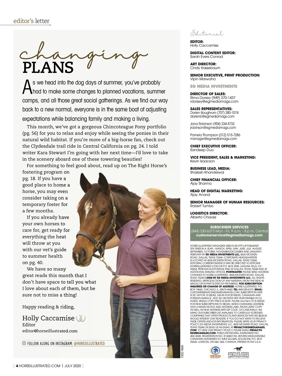Horse Illustrated Magazine Preview Pages