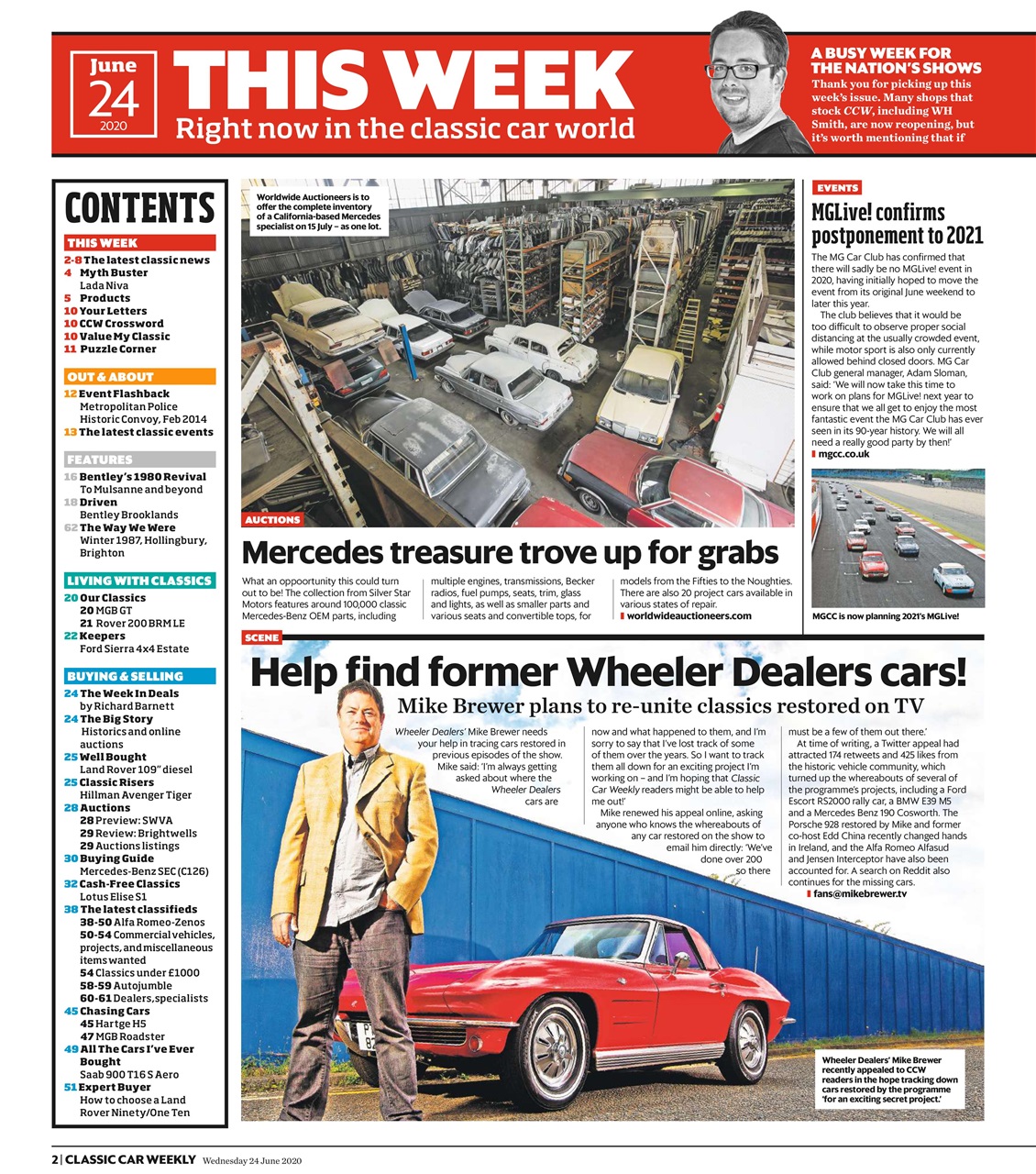 Classic Car Weekly Preview Pages