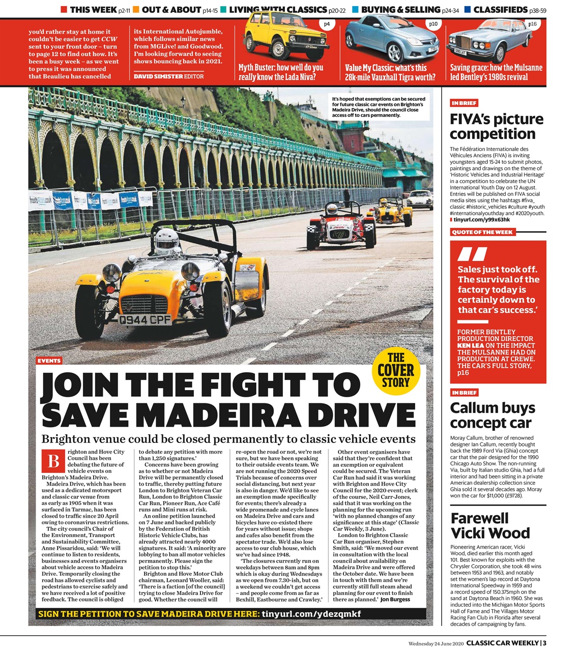 Classic Car Weekly Preview Pages