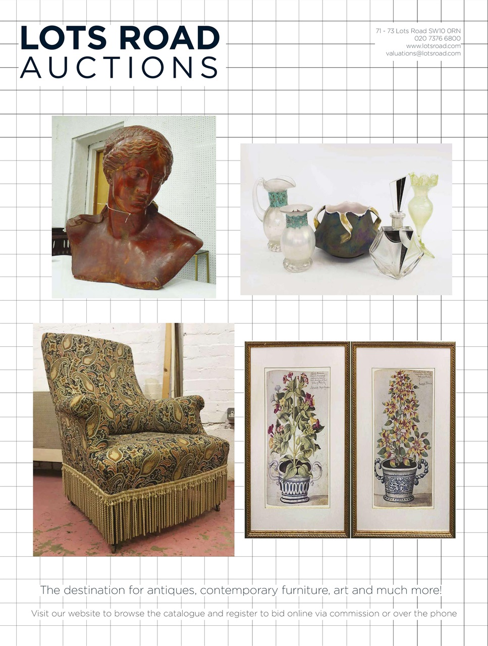 Homes & Antiques Magazine Preview Pages