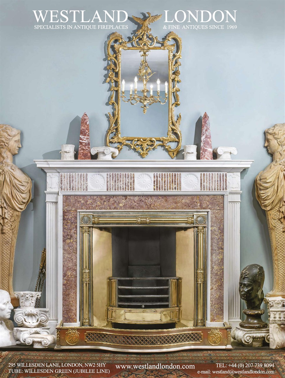 Homes & Antiques Magazine Preview Pages