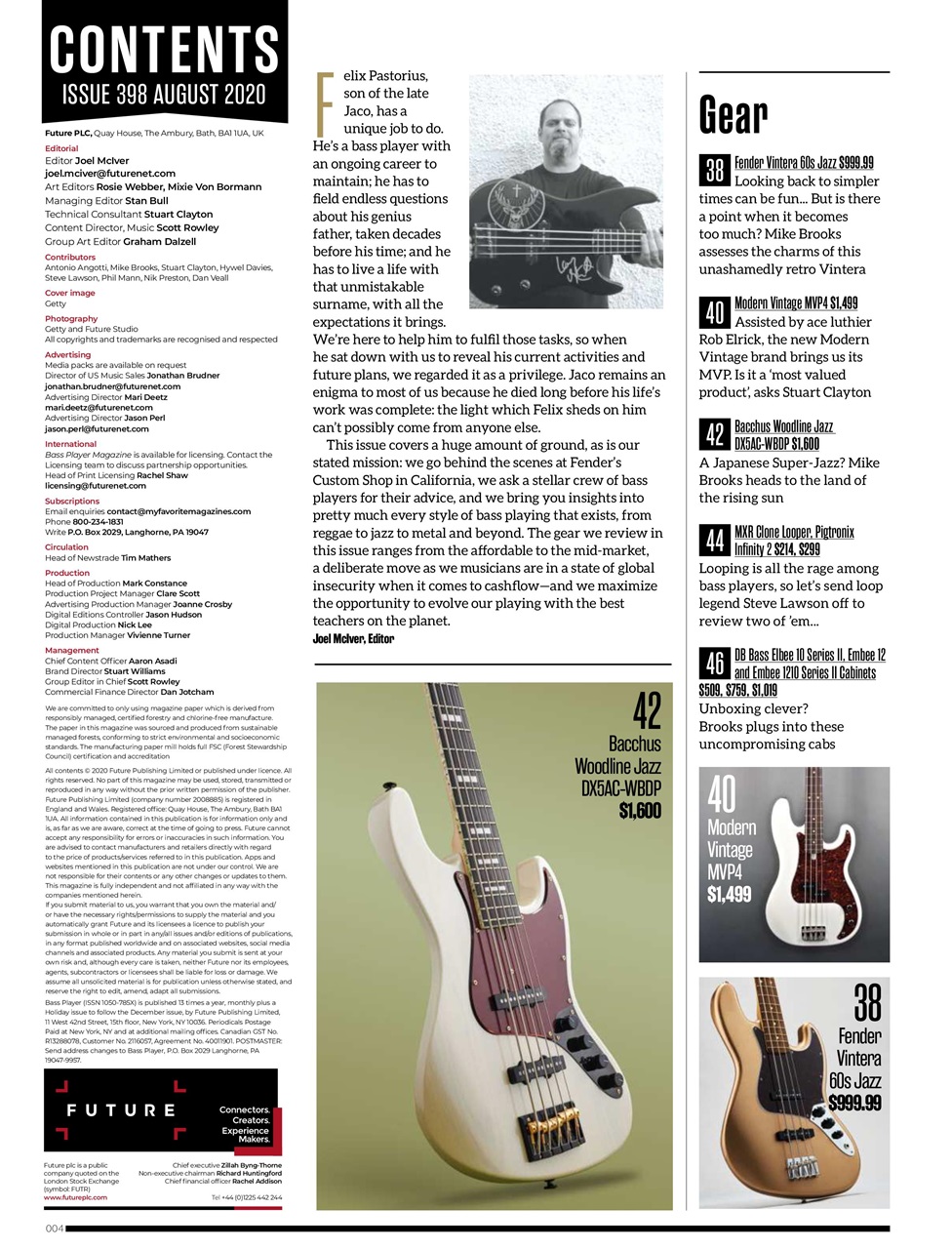 Bass Player US Preview Pages