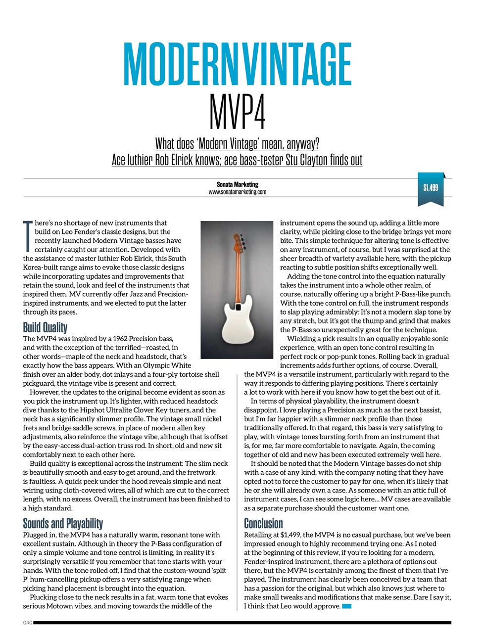 Bass Player US Preview Pages