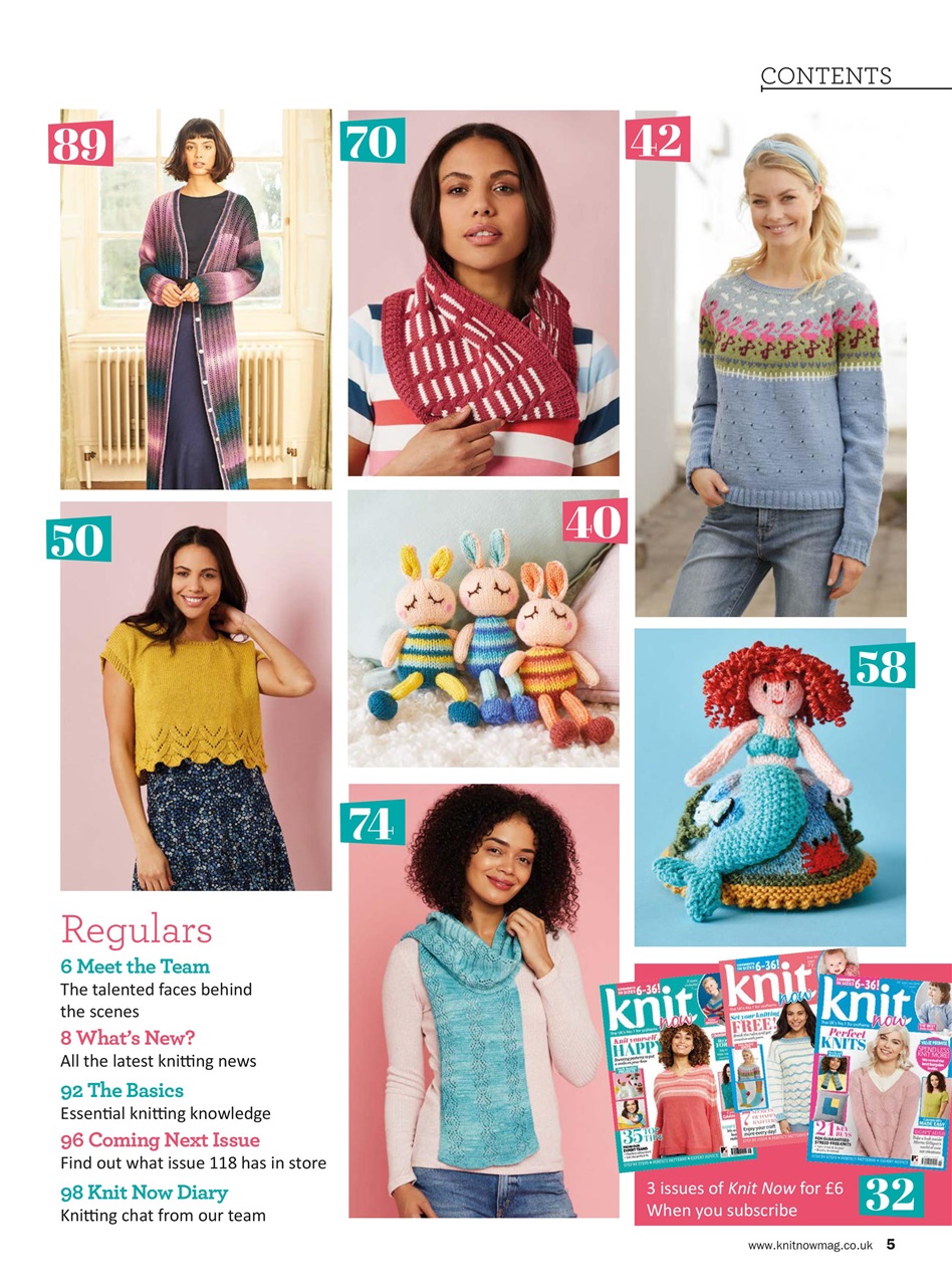 Knit Now Preview Pages