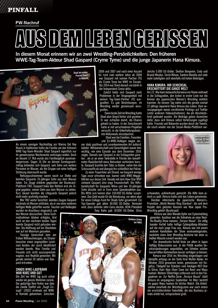 Power-Wrestling Preview Pages