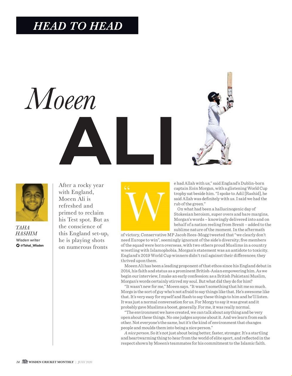 Wisden Cricket Monthly Preview Pages