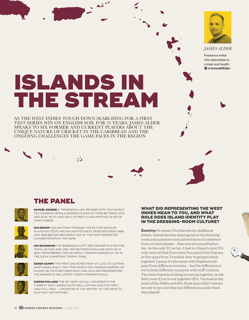 Wisden Cricket Monthly Preview Pages