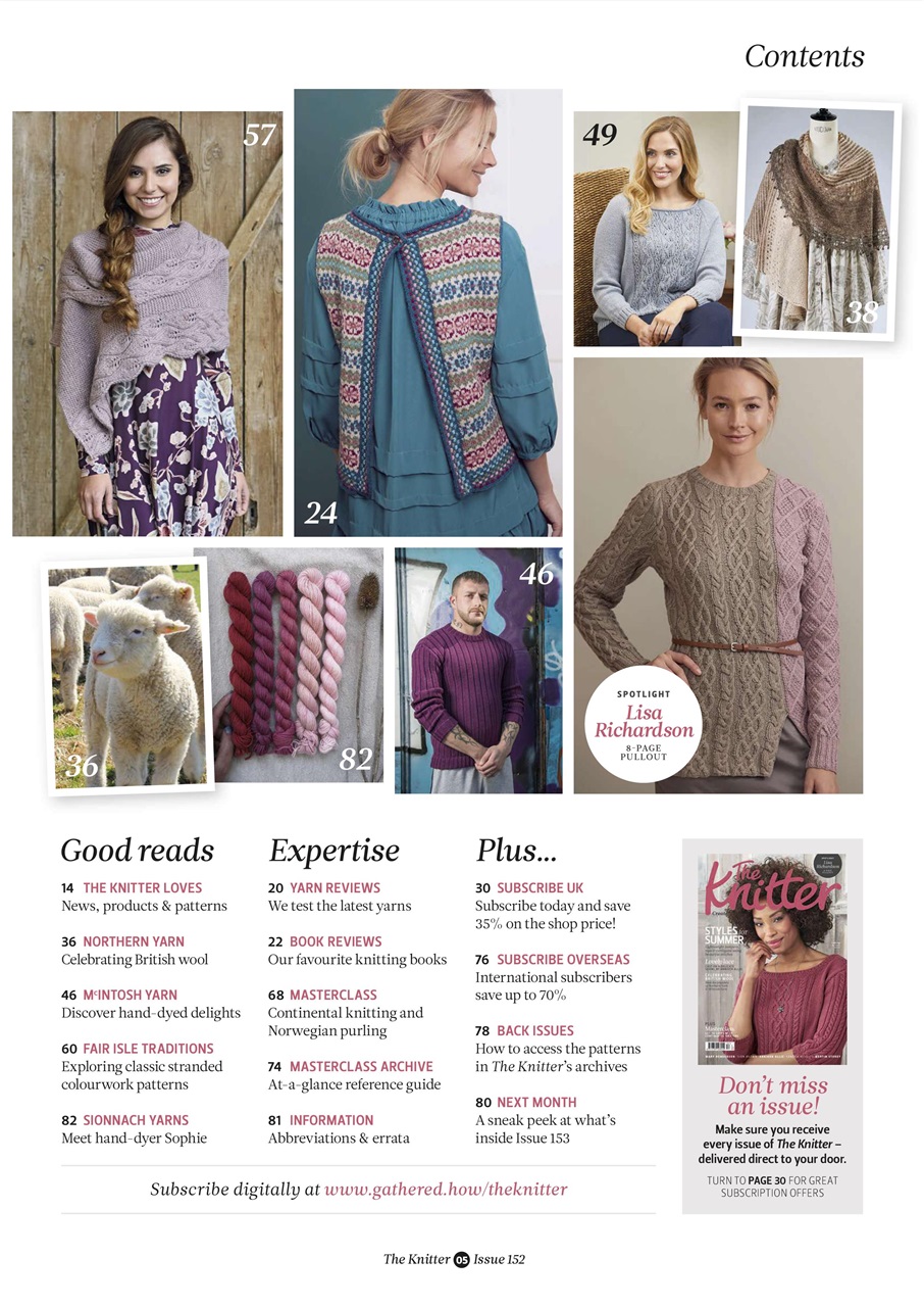 The Knitter Preview Pages