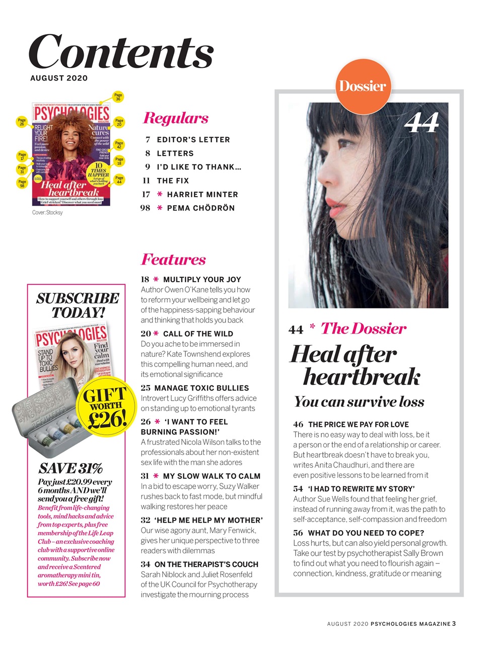 Psychologies Preview Pages