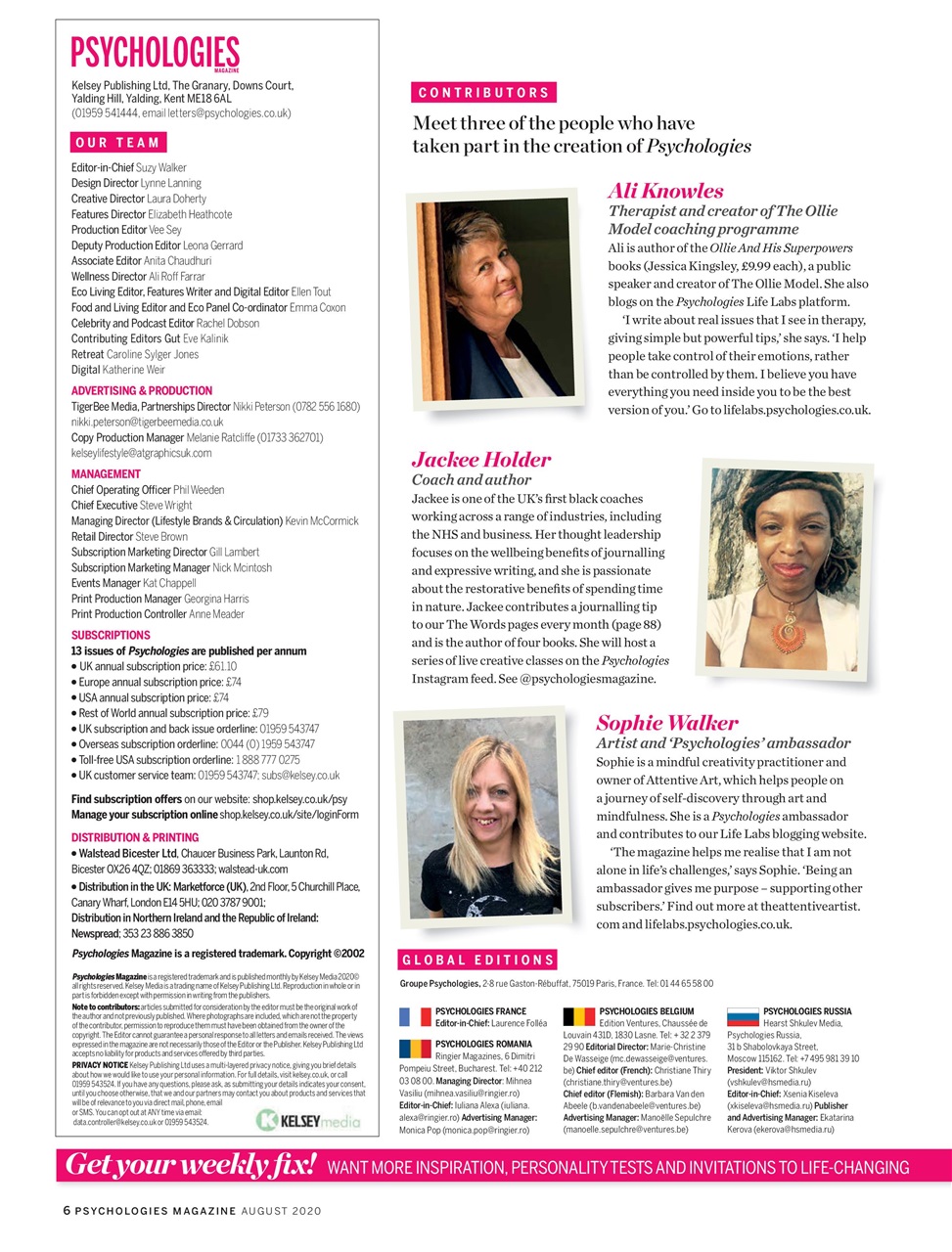 Psychologies Preview Pages