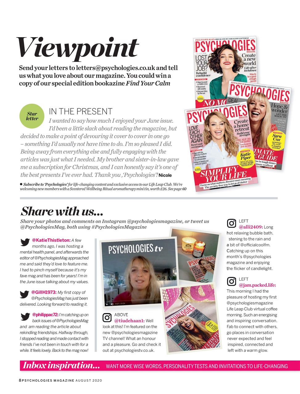 Psychologies Preview Pages
