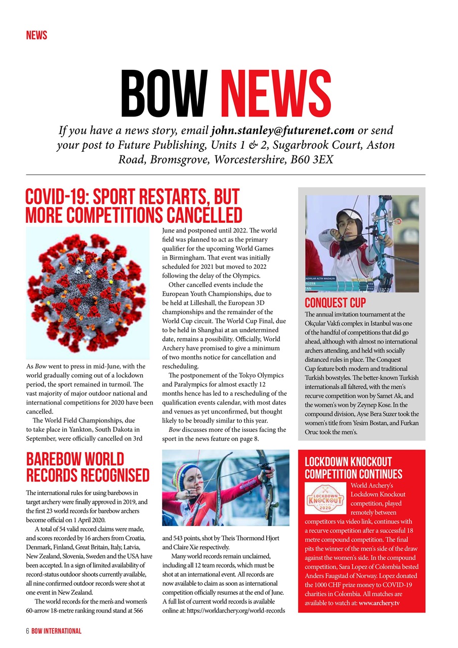 Bow International Preview Pages