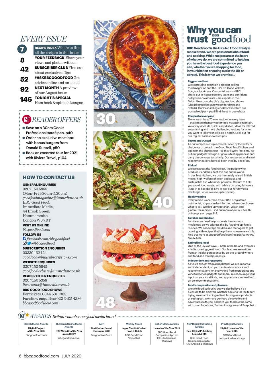 Good Food Magazine Preview Pages
