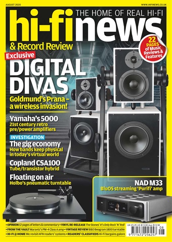 Hi-Fi News issue Aug-20