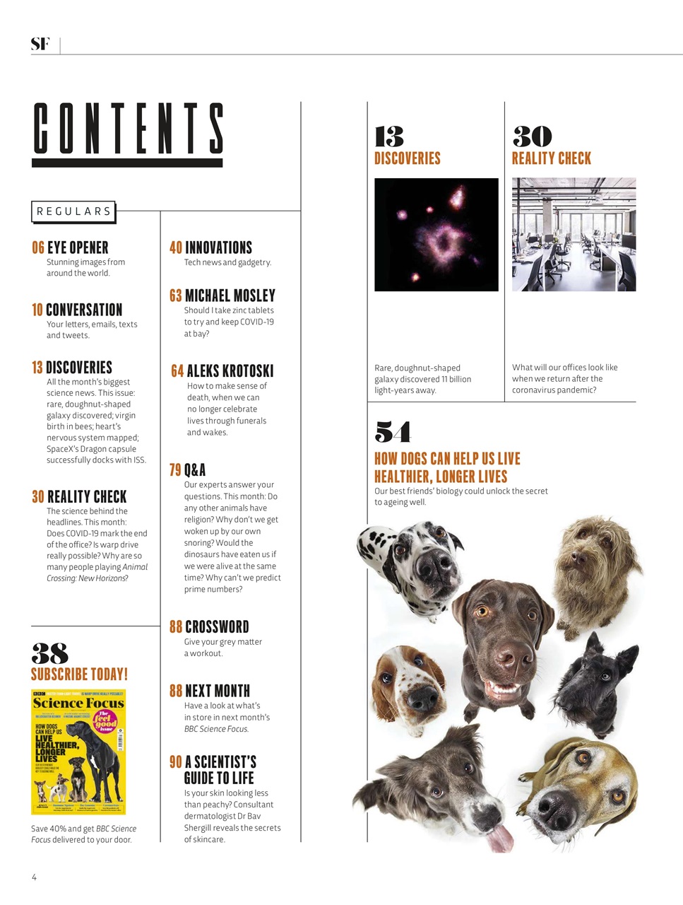 BBC Science Focus Magazine Preview Pages
