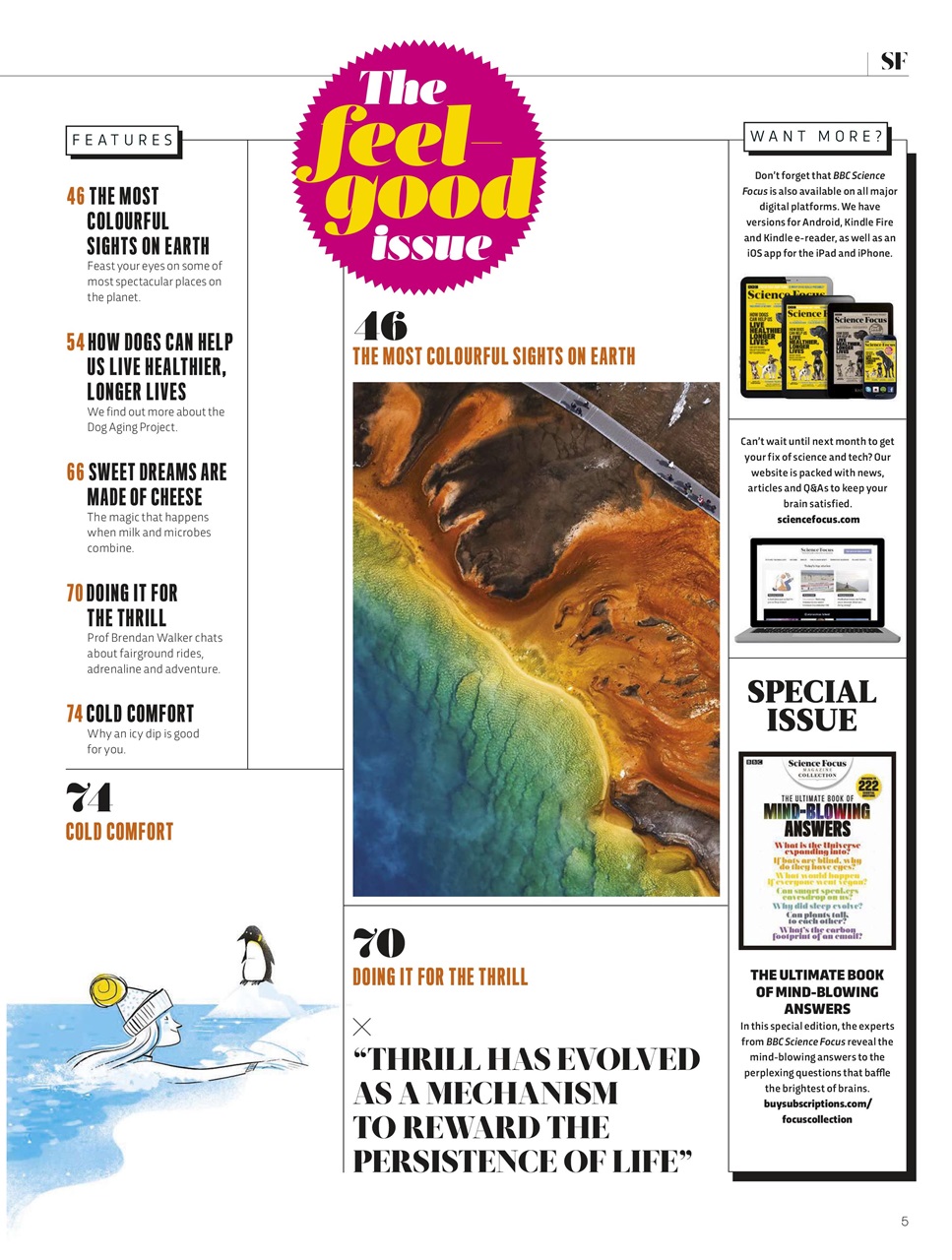 BBC Science Focus Magazine Preview Pages
