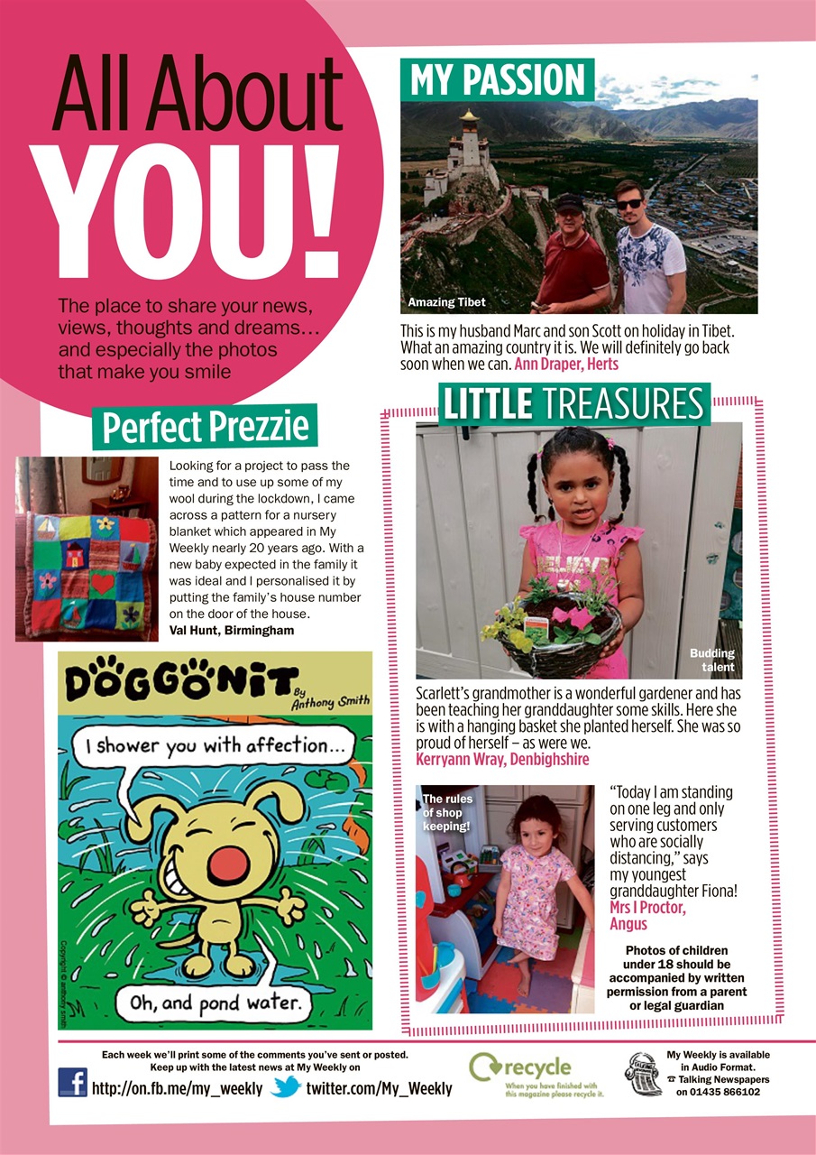 My Weekly Preview Pages