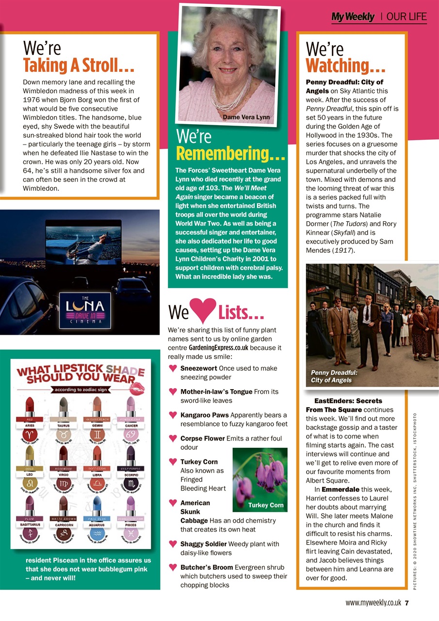 My Weekly Preview Pages