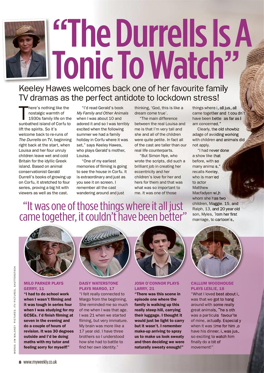 My Weekly Preview Pages