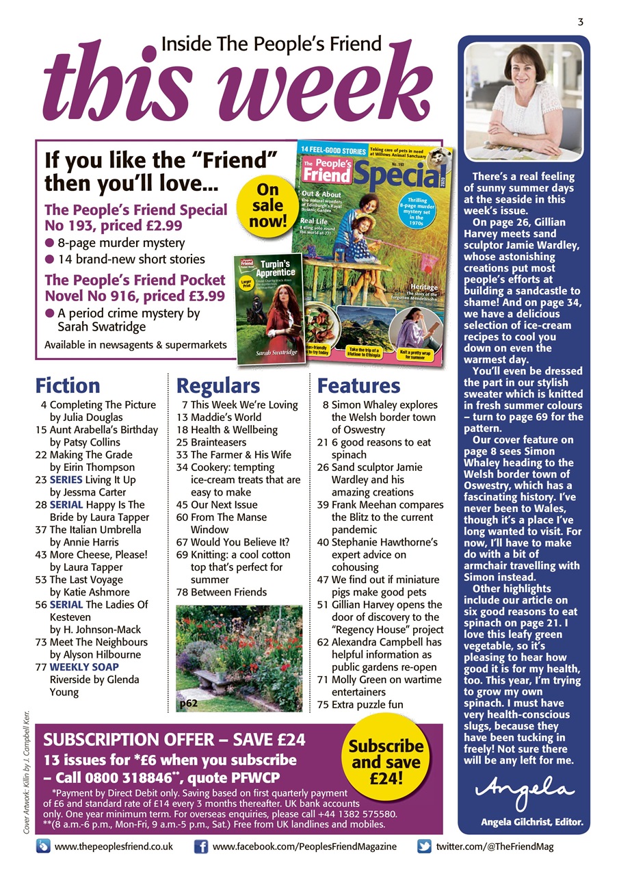 The People’s Friend Preview Pages