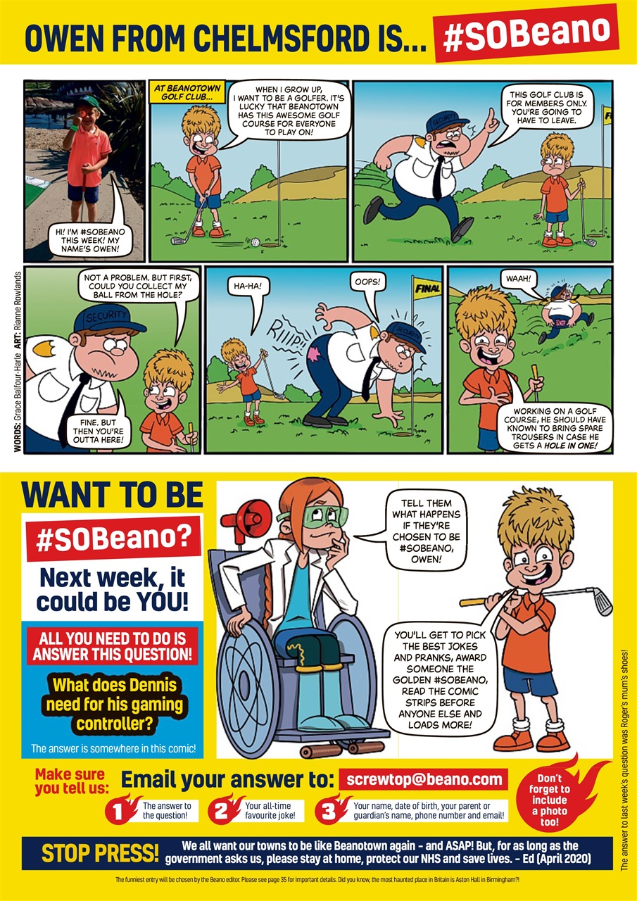Beano Preview Pages