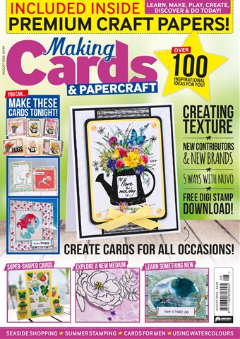 Making Cards & Papercraft issue August 2020