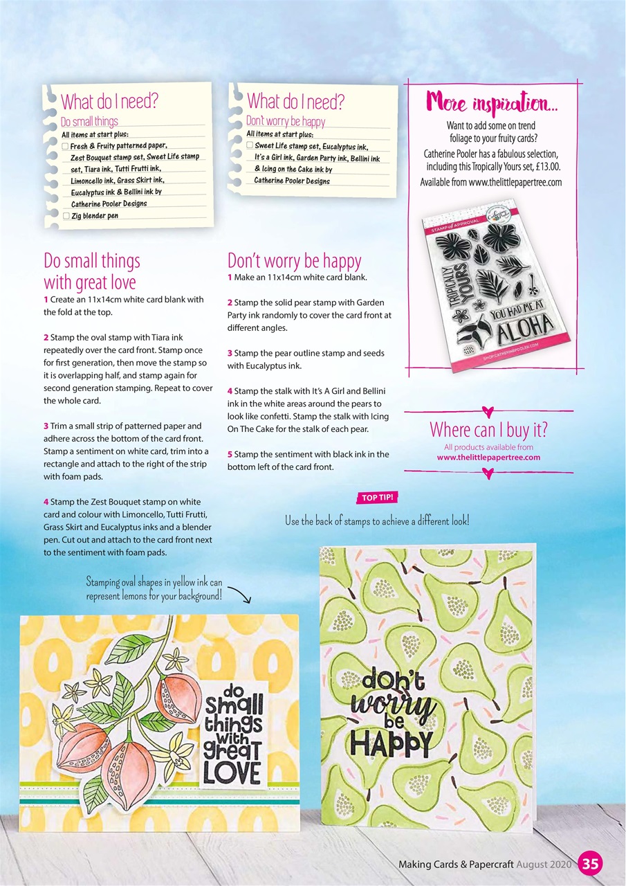 Making Cards & Papercraft Preview Pages