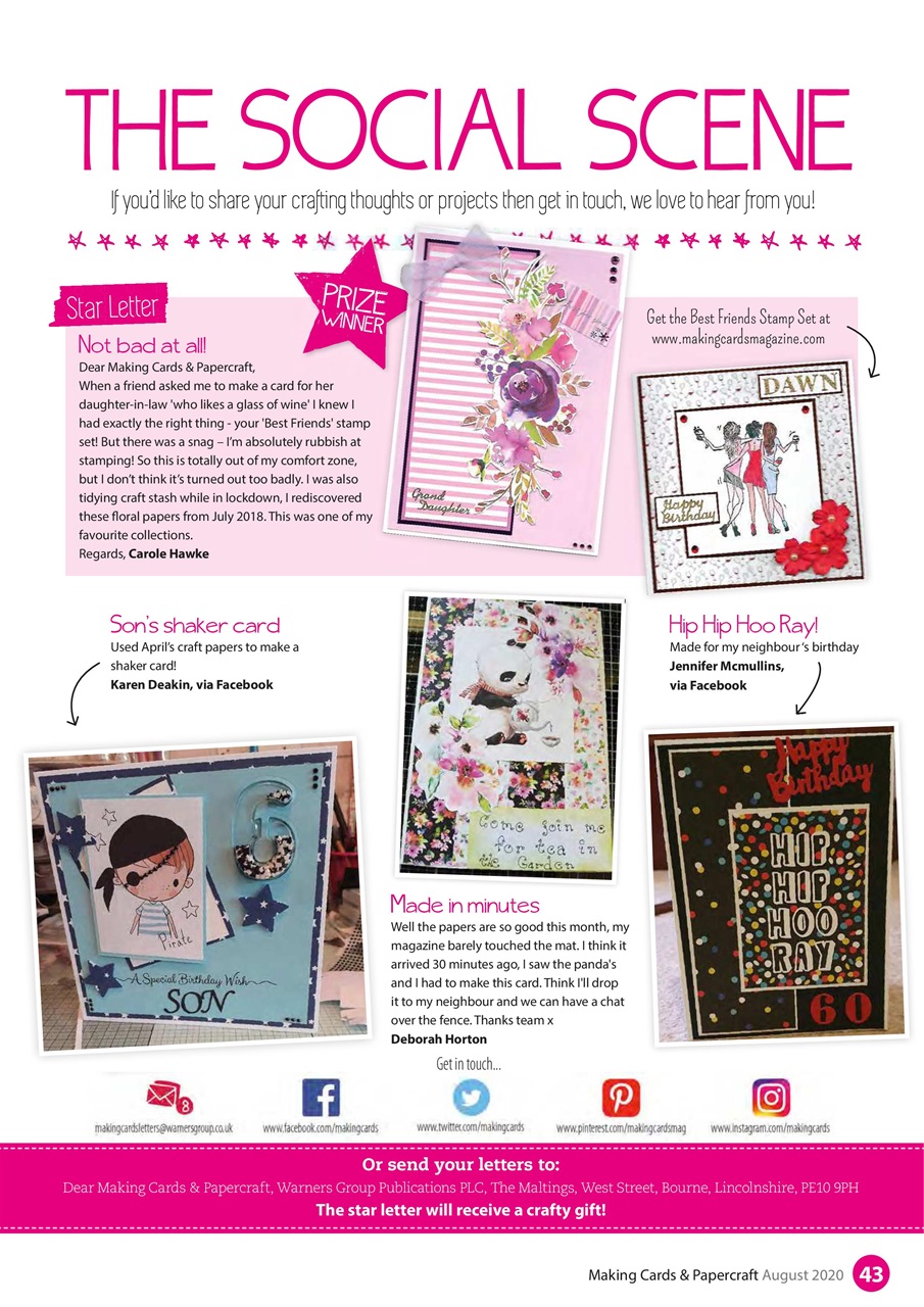 Making Cards & Papercraft Preview Pages