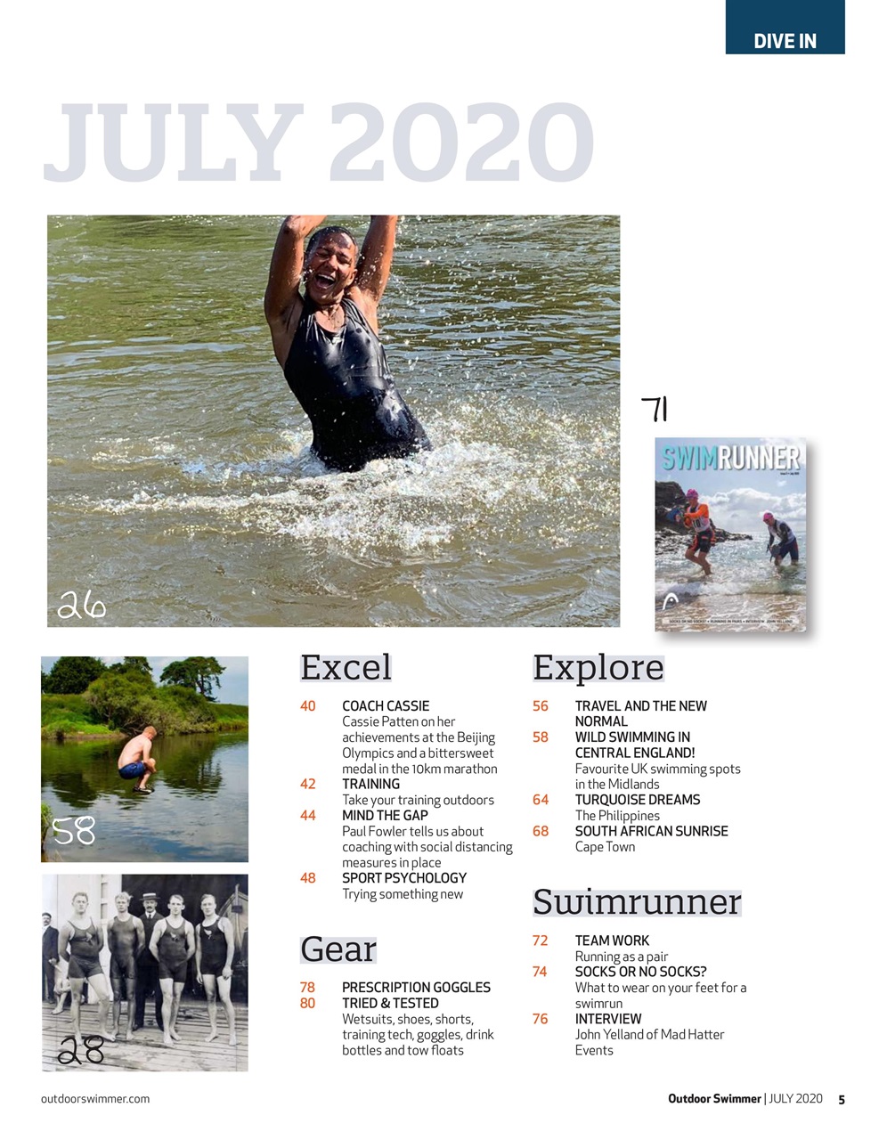 Outdoor Swimmer Preview Pages