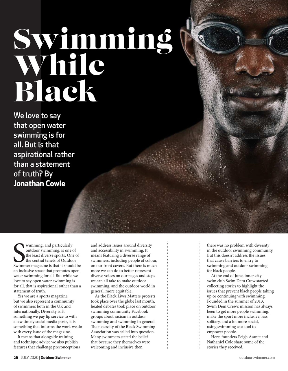 Outdoor Swimmer Preview Pages