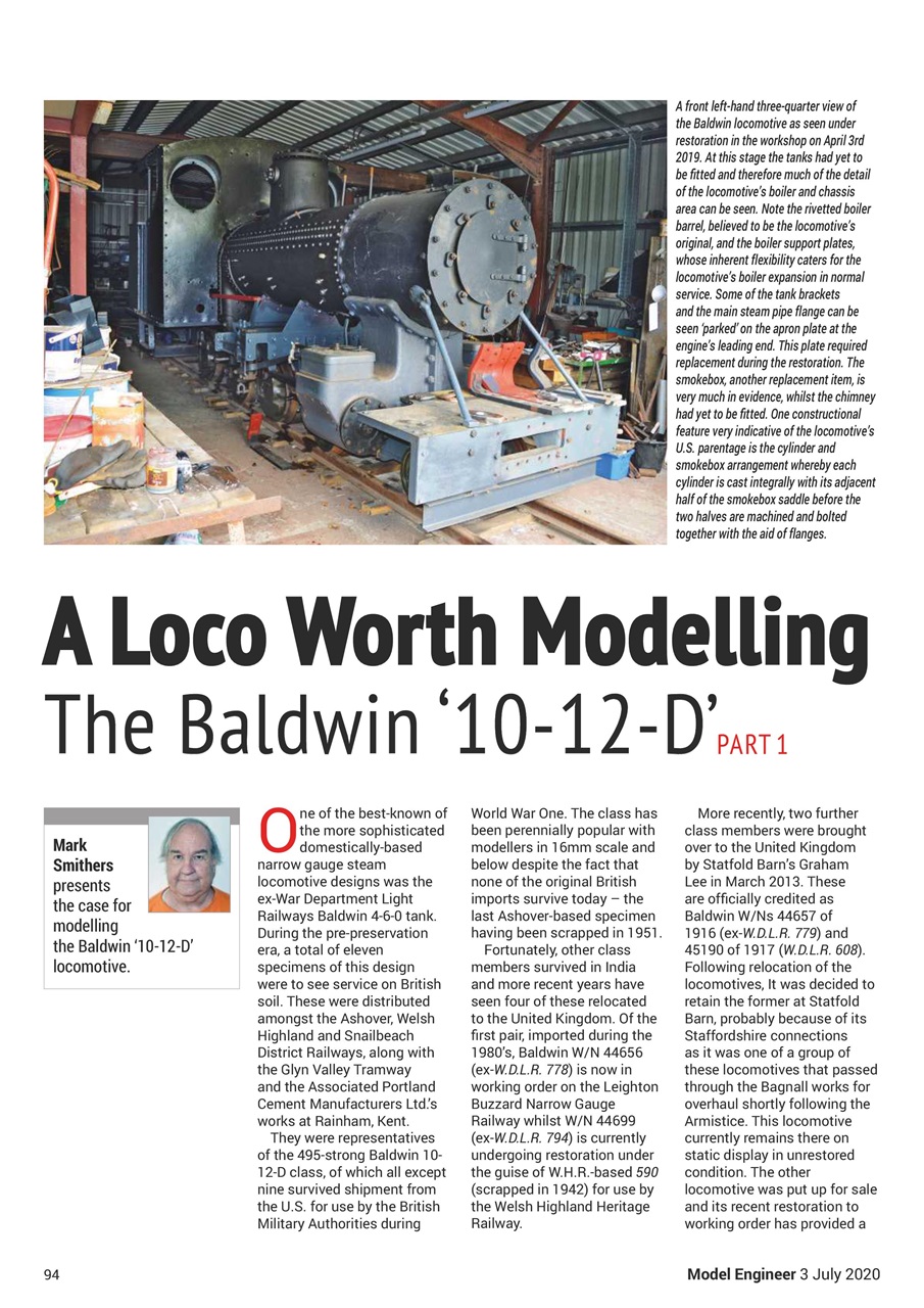 Model Engineer Preview Pages