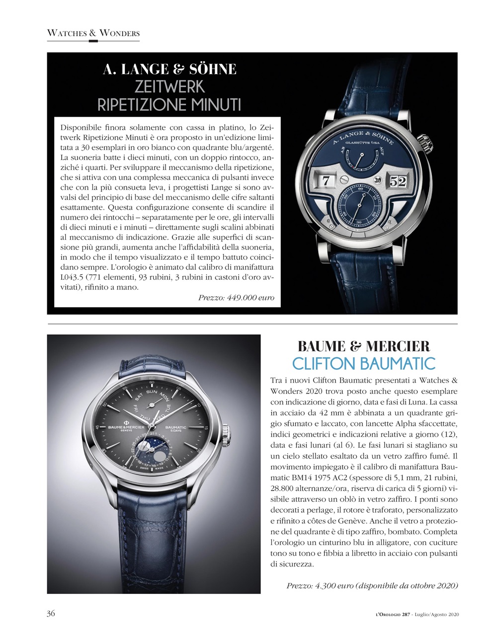 L'Orologio Preview Pages
