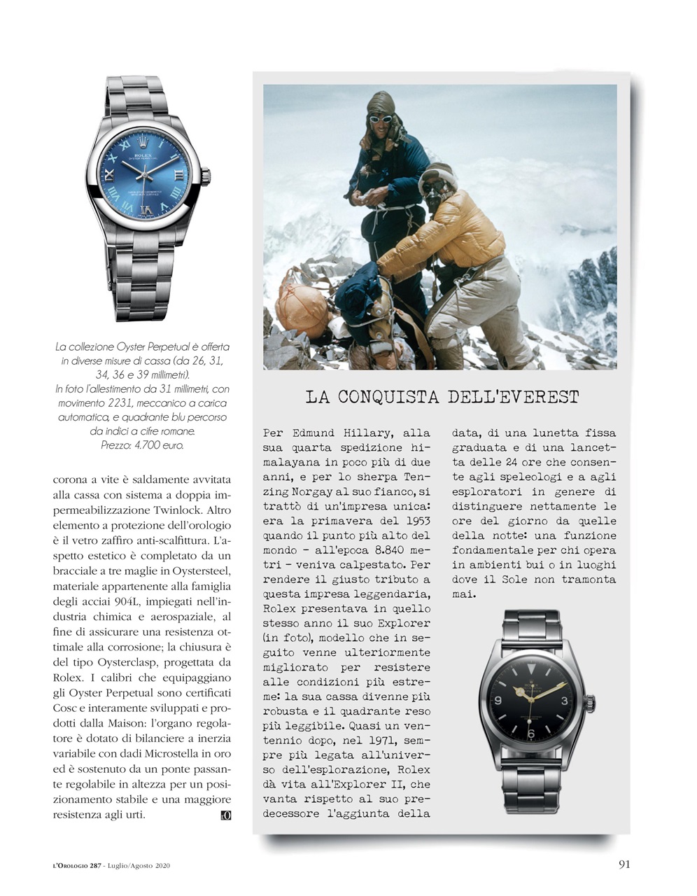L'Orologio Preview Pages
