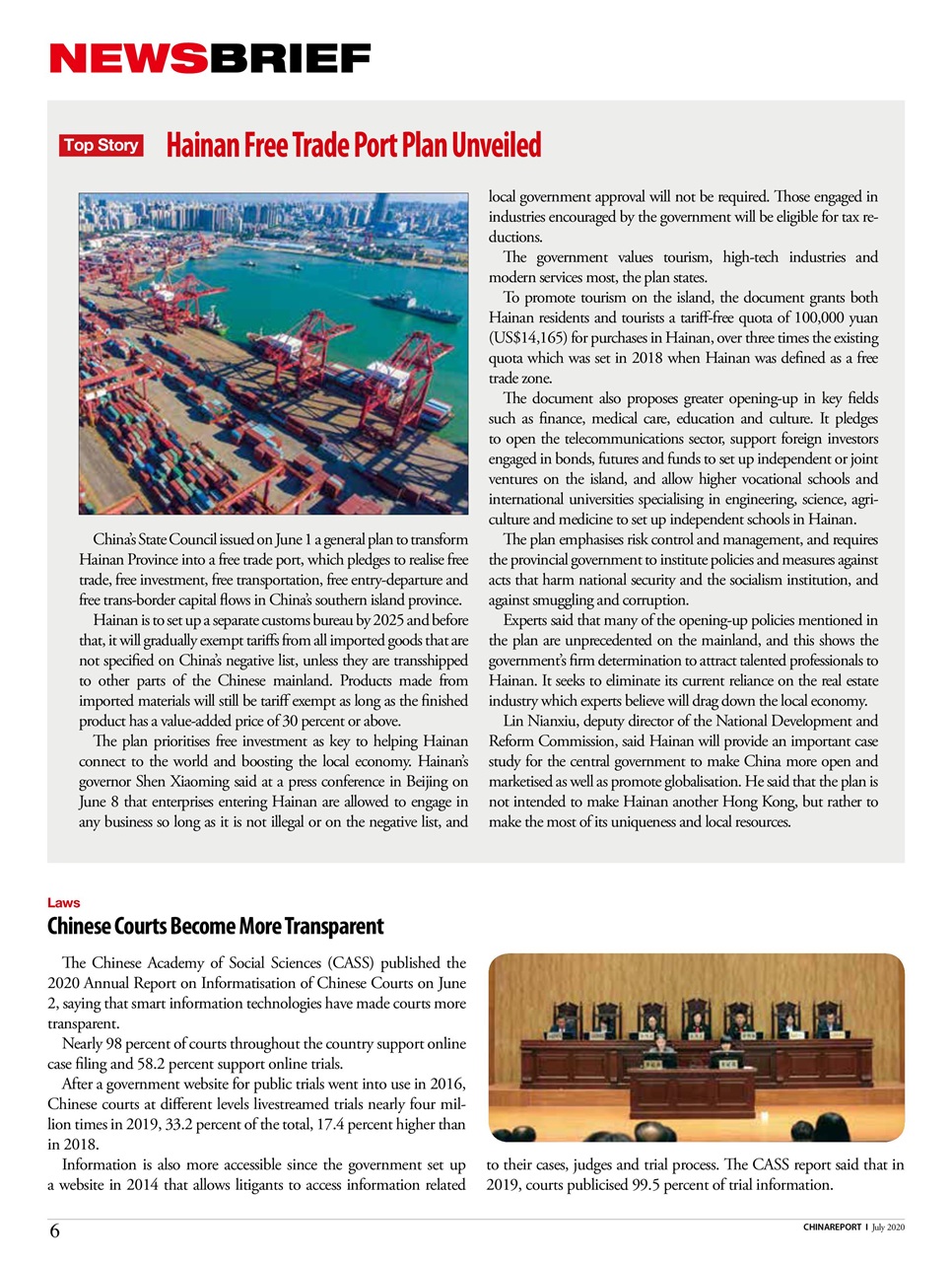 China Report Preview Pages
