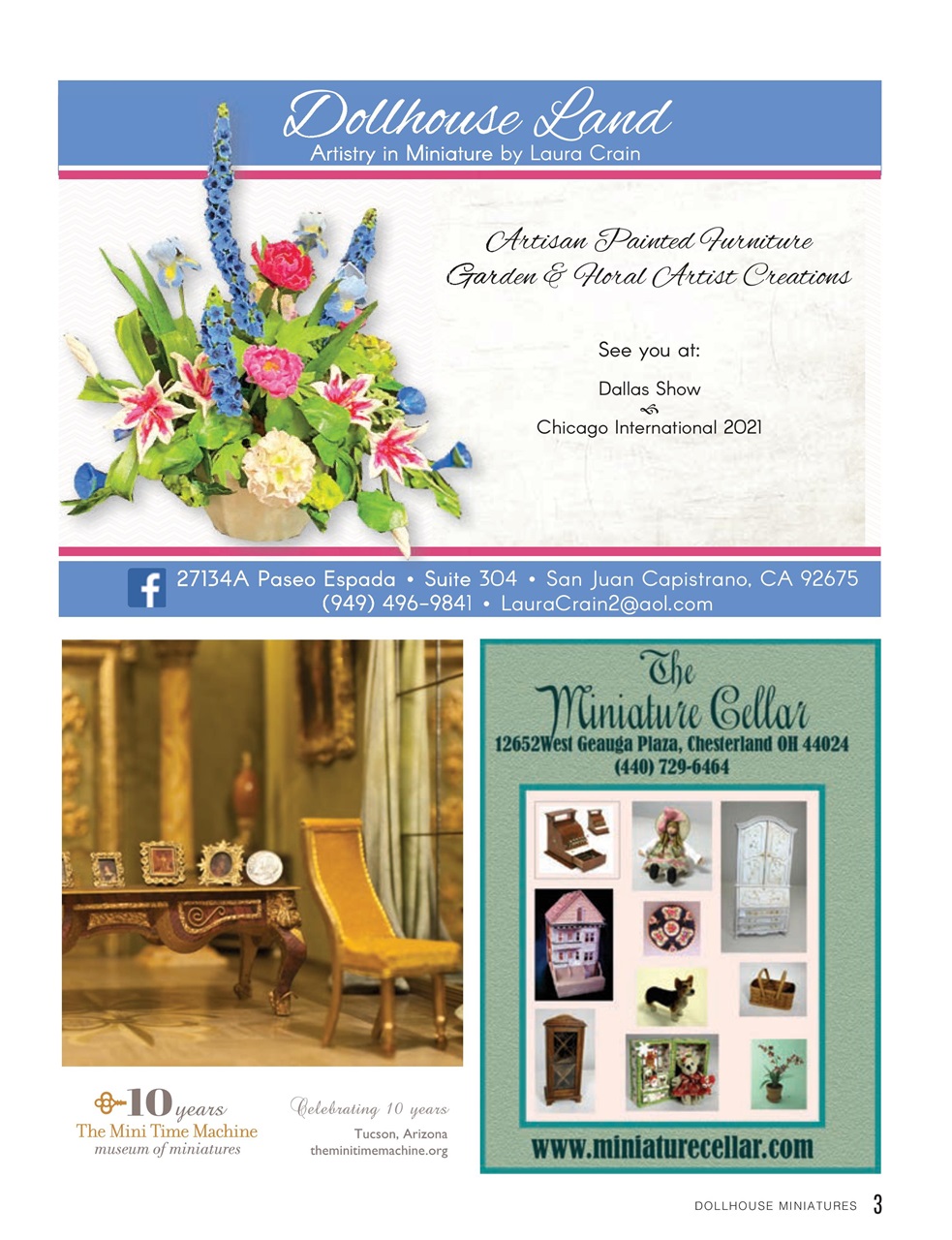 Dollhouse Miniatures Preview Pages