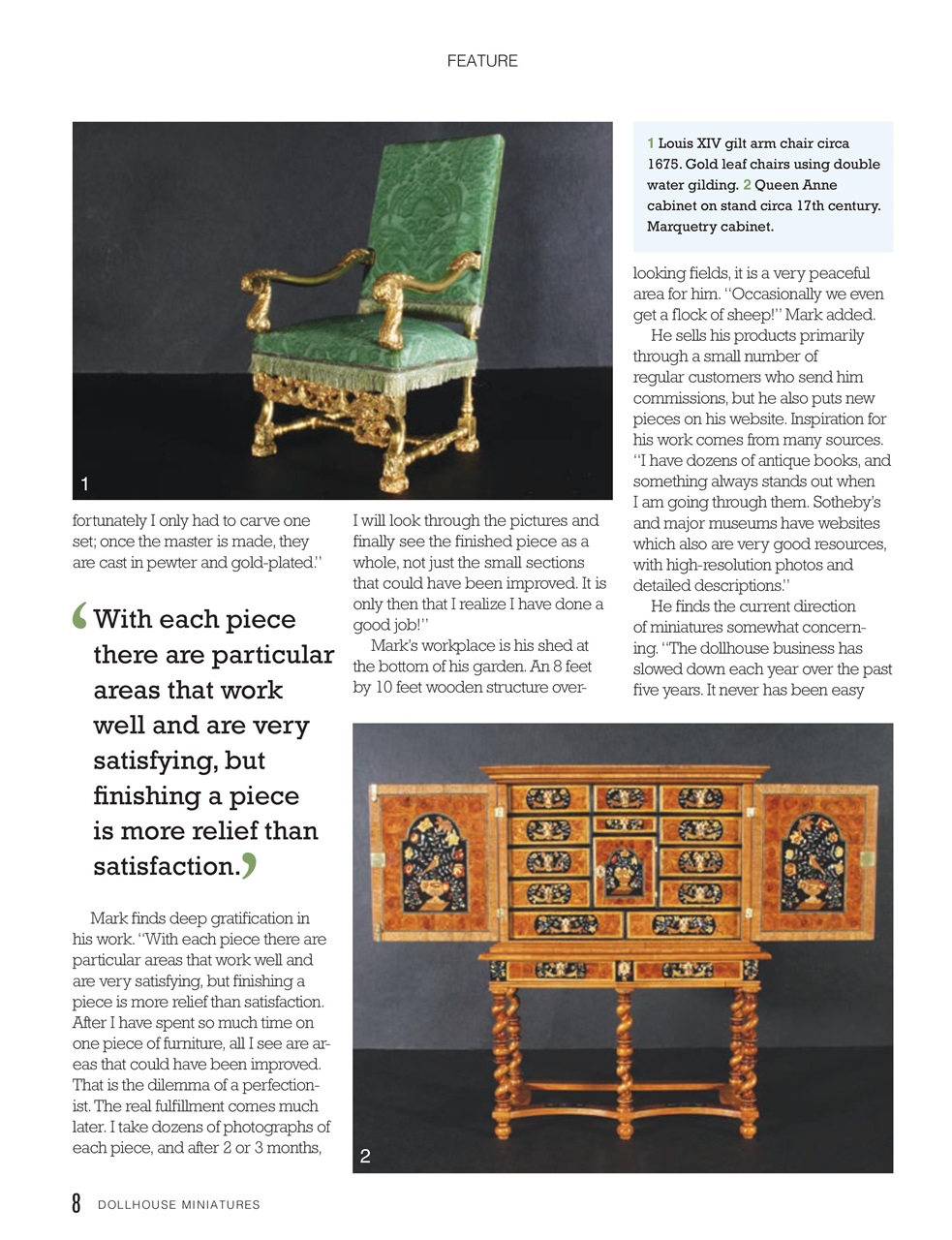 Dollhouse Miniatures Preview Pages