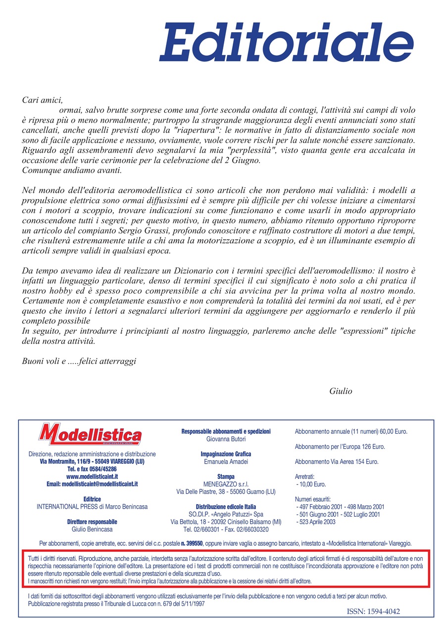 Modellistica International Preview Pages