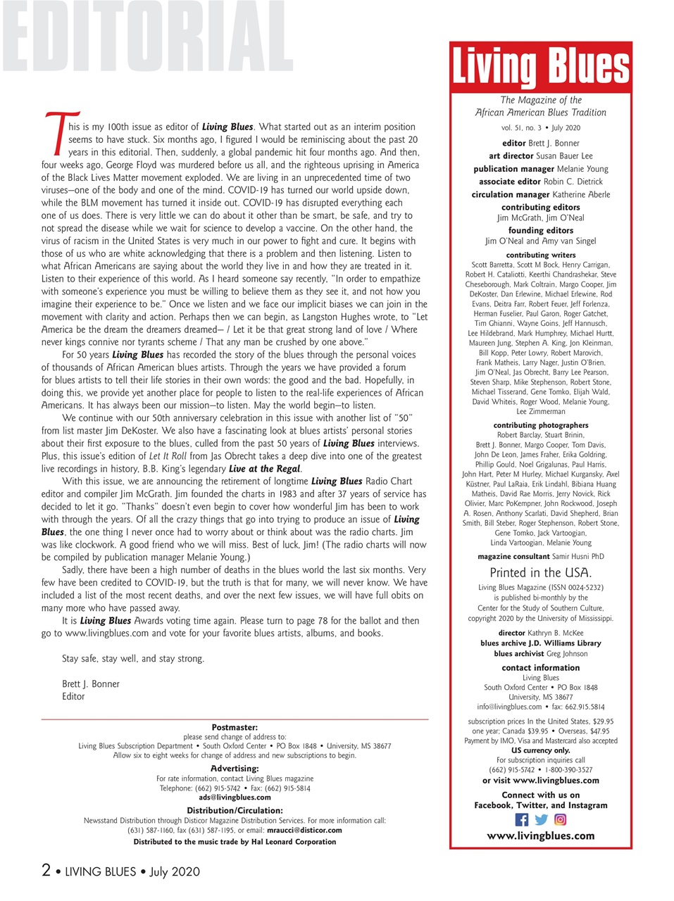 Living Blues Preview Pages