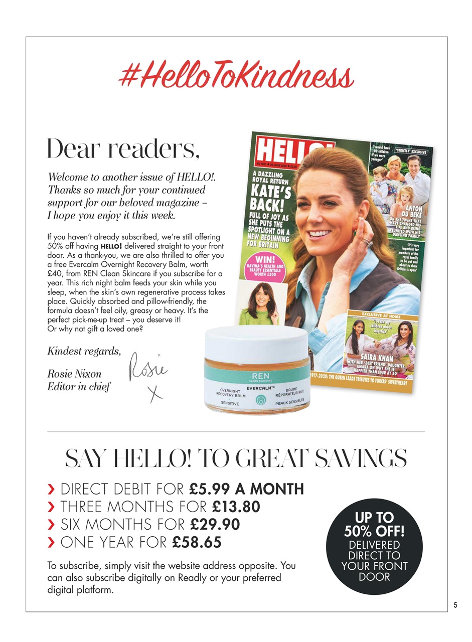 Hello! Magazine Preview Pages