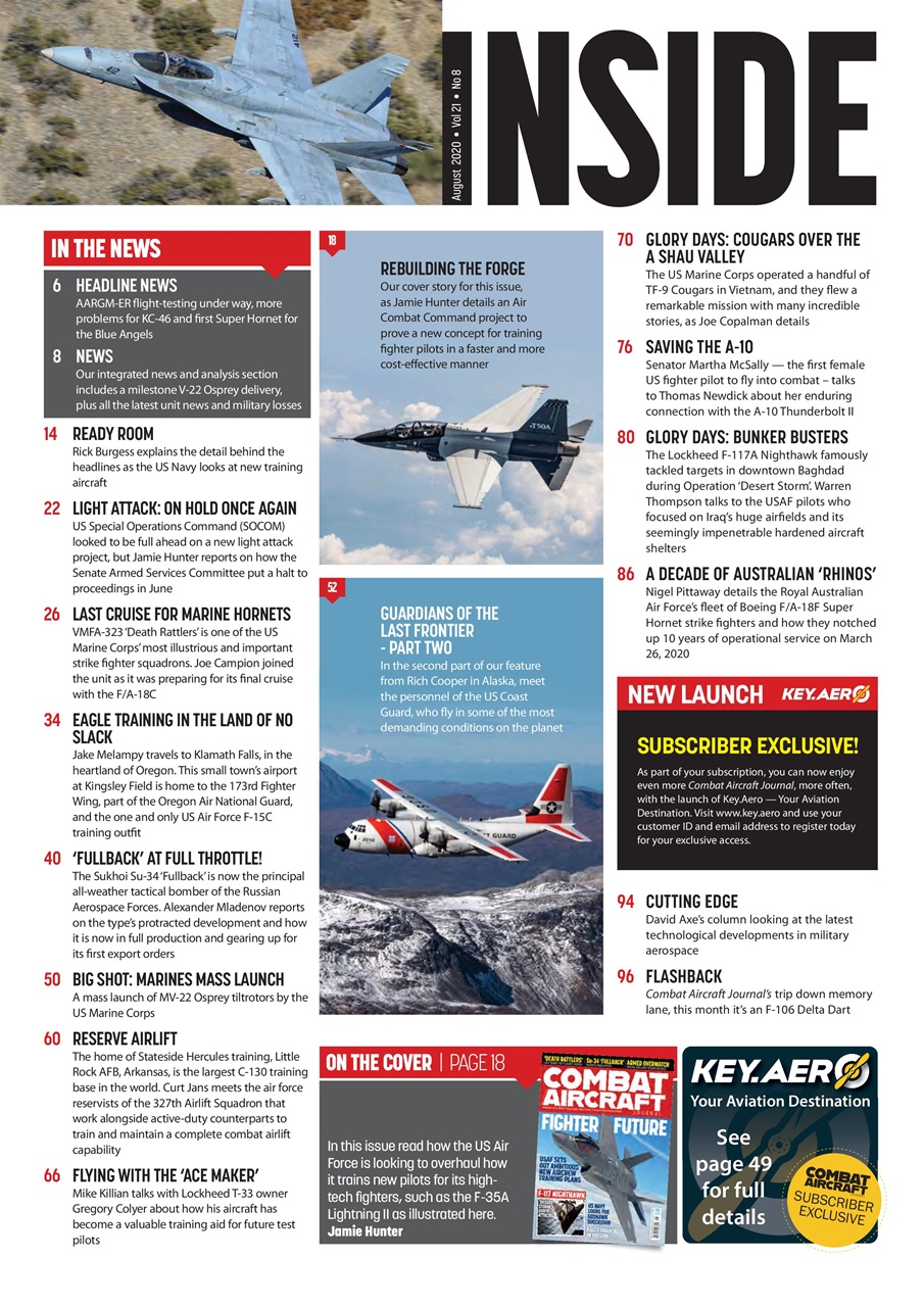 Combat Aircraft Journal Preview Pages