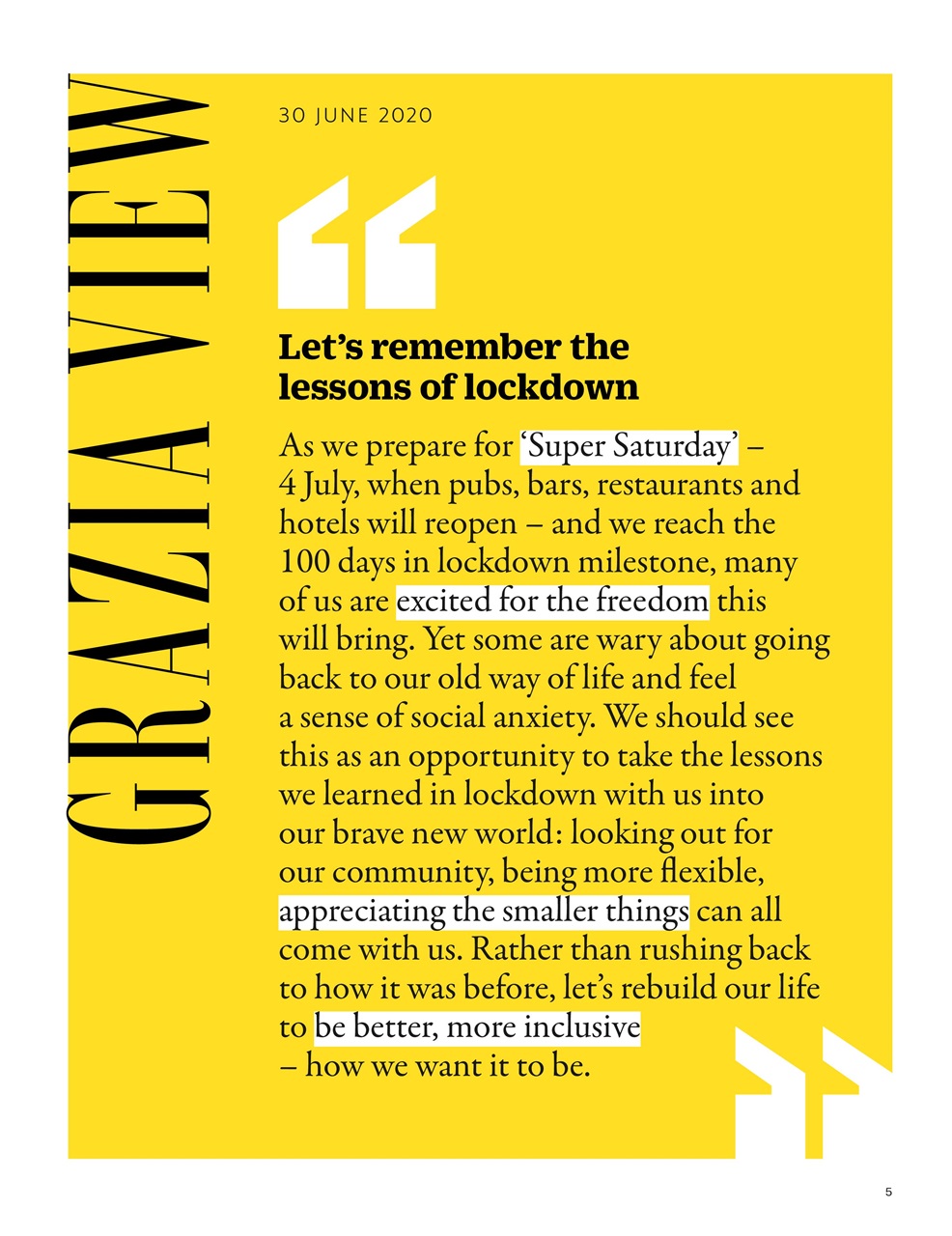 Grazia Preview Pages