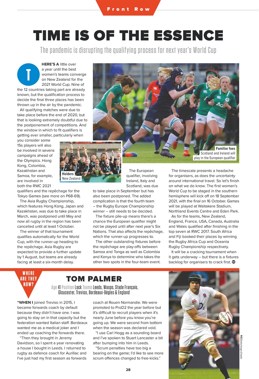 Rugby World Preview Pages