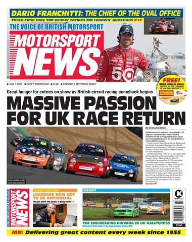 Motorsport News issue 1st July 2020