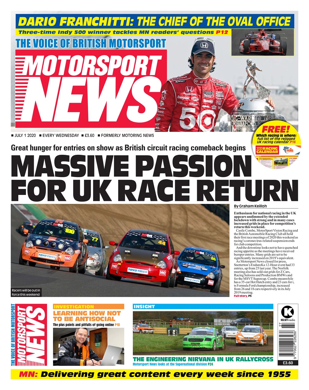 Motorsport News Preview Pages