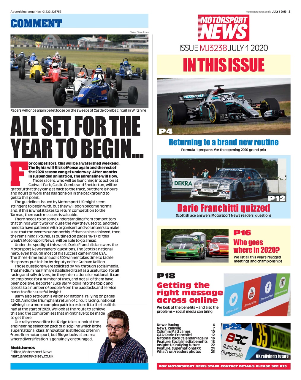 Motorsport News Preview Pages